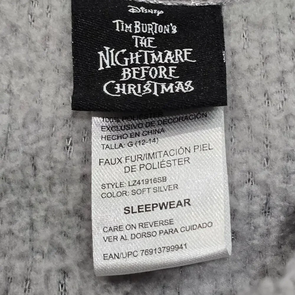 Disney Tim Burton's Nightmare Christmas 2 Piece Pajama Set Soft PJ Top & Pants L - Picture 6 of 12